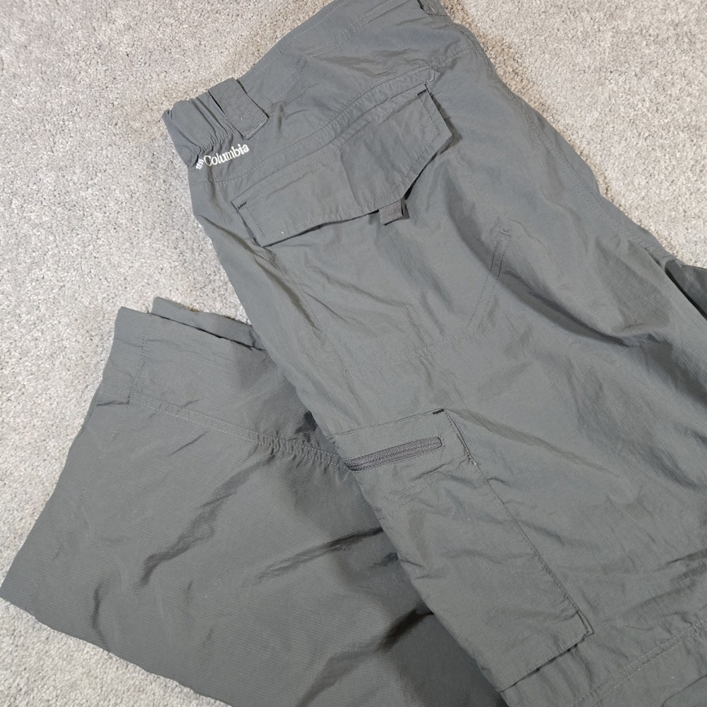 Columbia Men's Silver Ridge Convertible Pant 40 x 32 Gray Omni Shade UPF Hiking